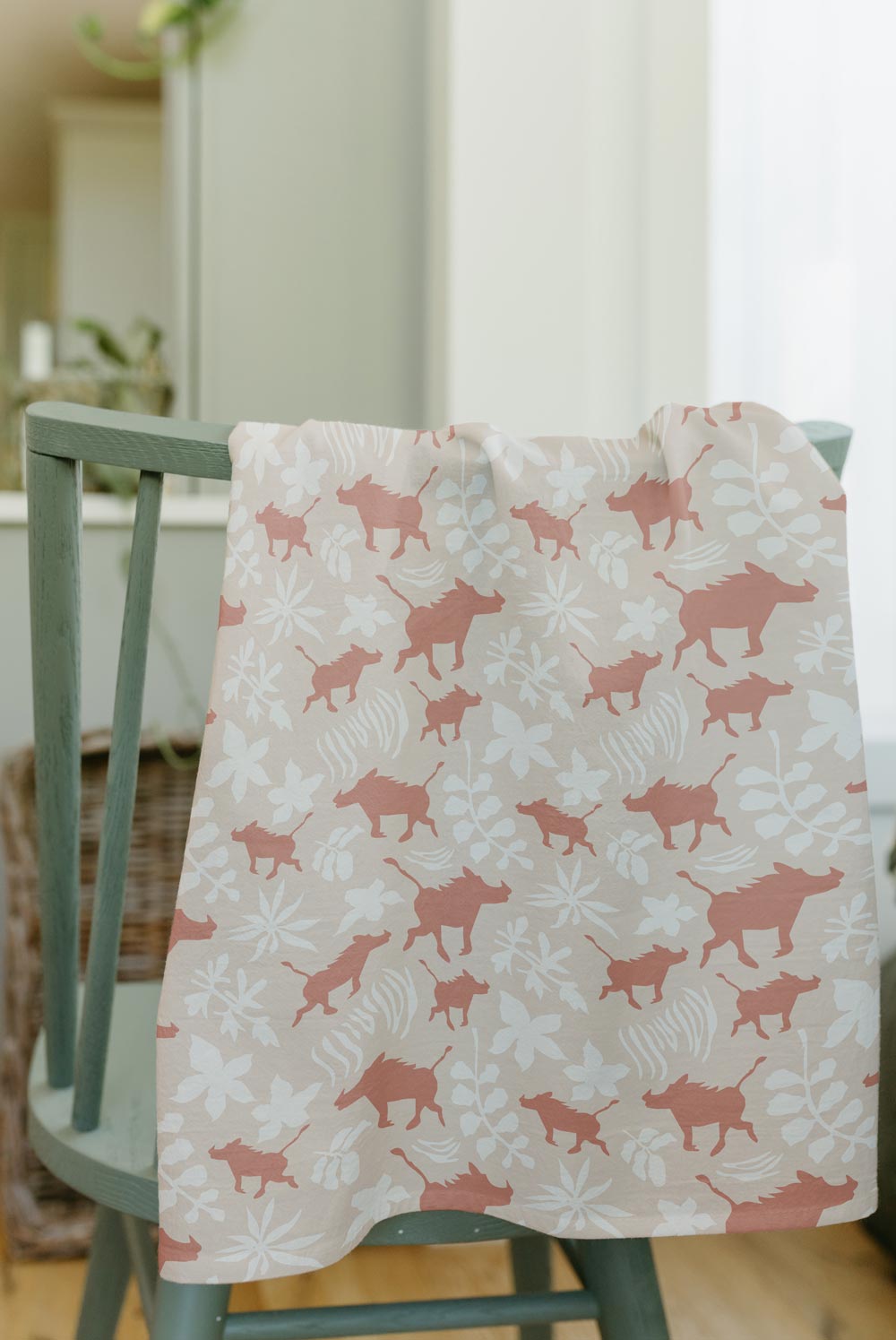 Warthog Tea Towel – Sand - Image 2