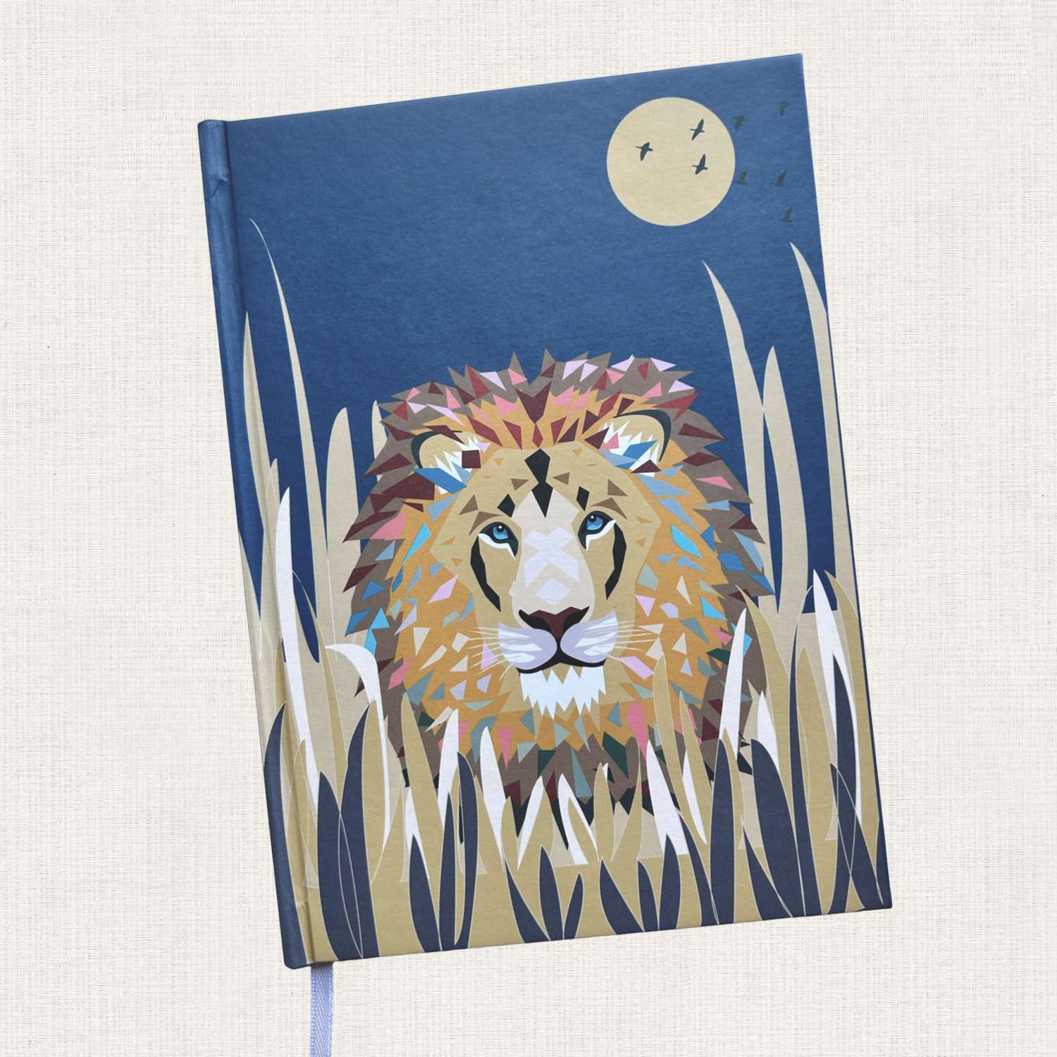 Lion - A5 Hardcover Notebook (Blank Pages)