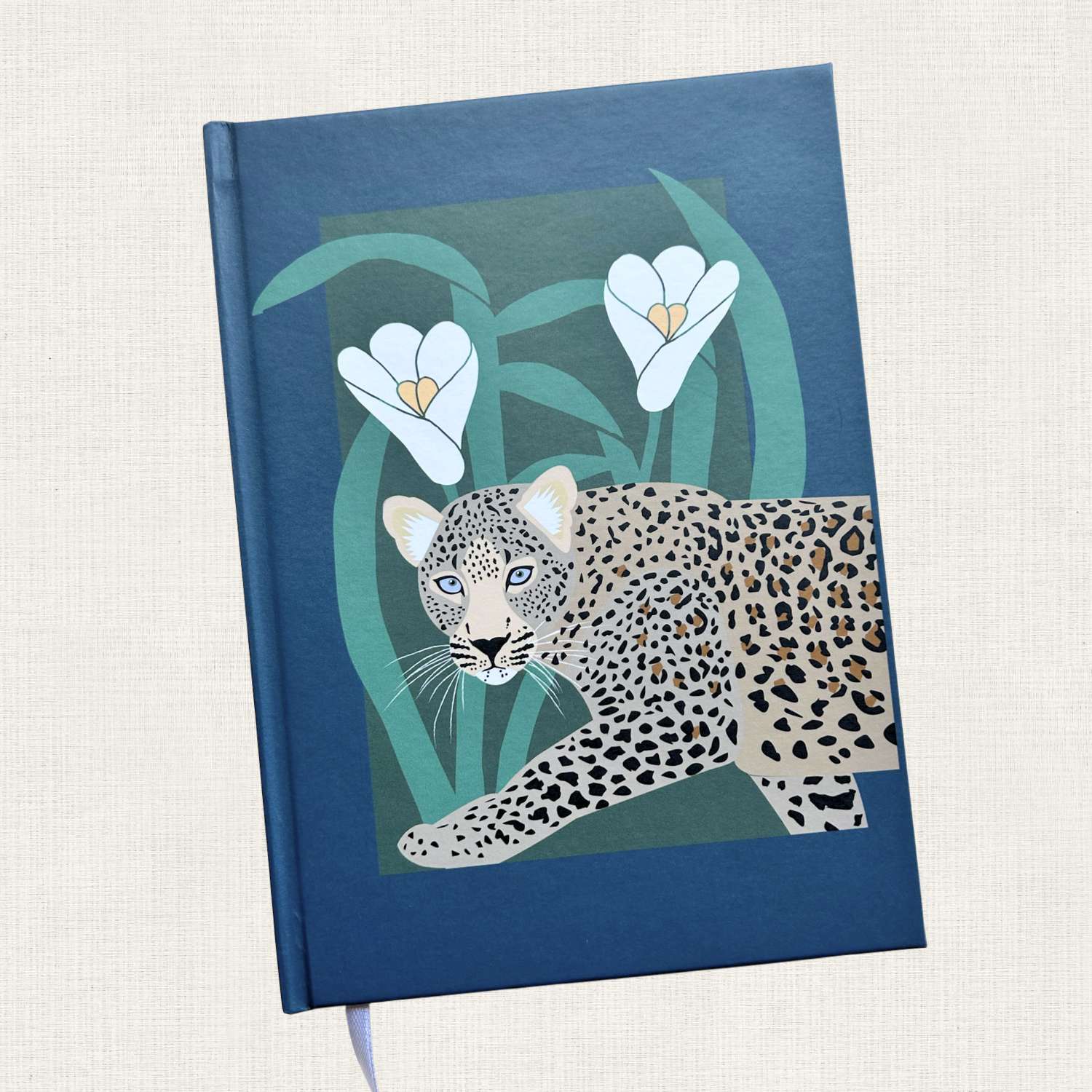 Leopard - A5 Hardcover Notebook (Blank Pages)