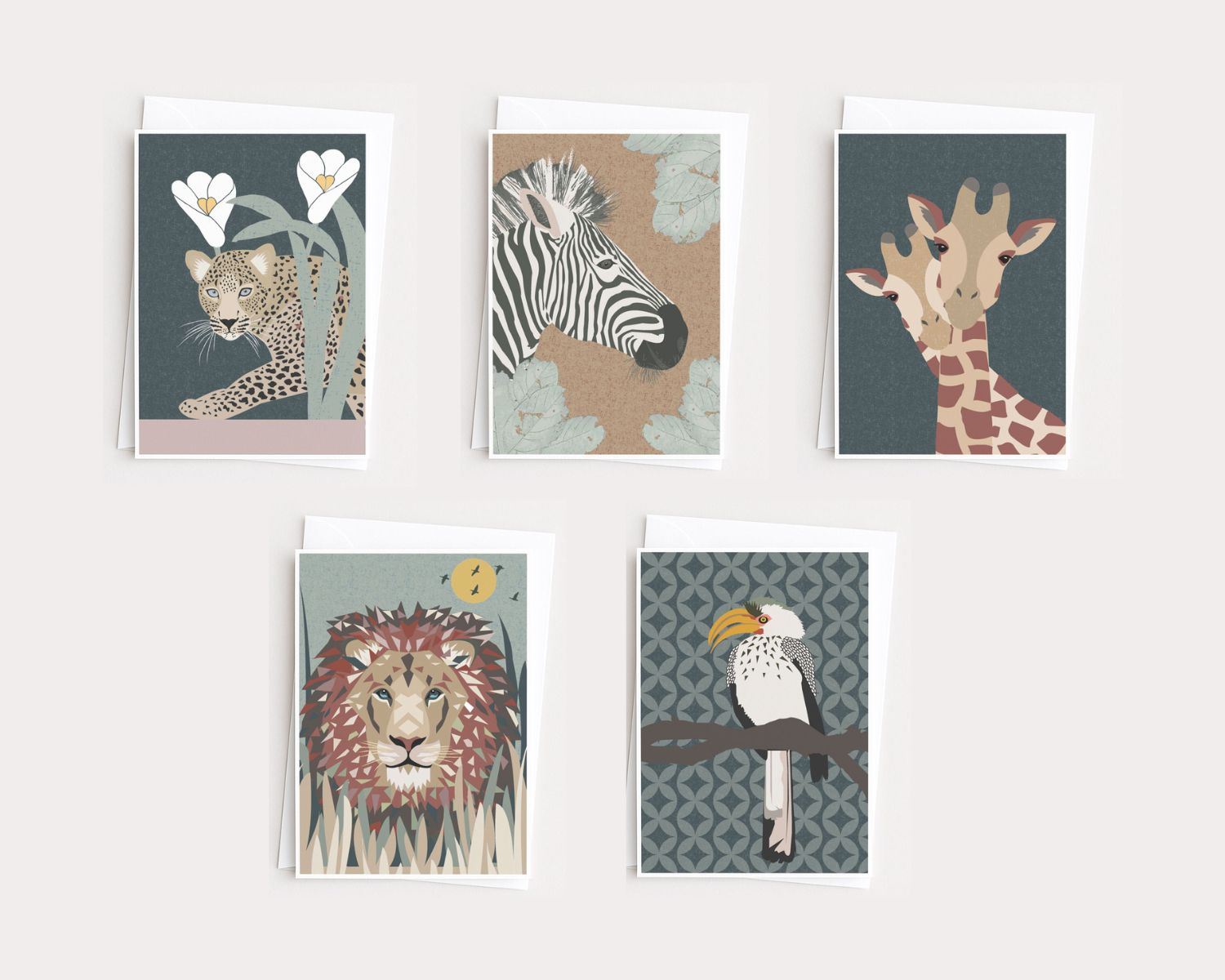 African Wildlife Greeting Card Gift Set